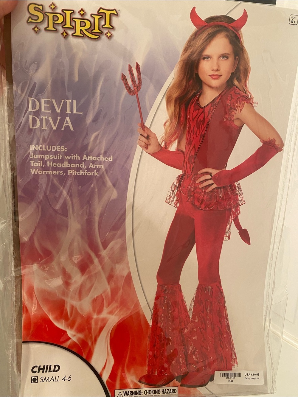 Spirit Devil Diva Kids Costume 4-6T